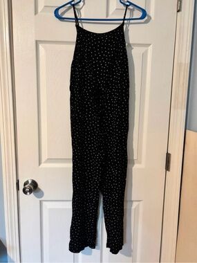 Mimi Chica Black Polka Dot Spaghetti Strap Jumpsuit